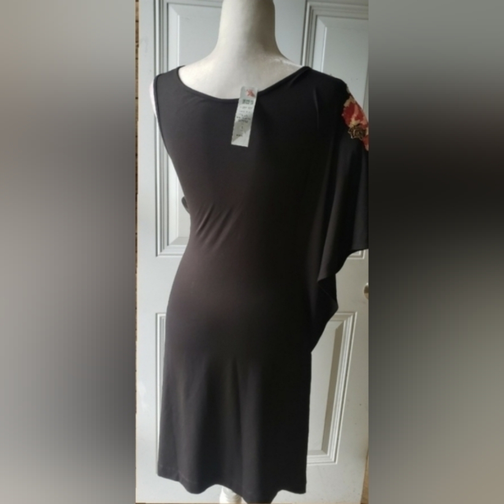 90's Vintage Cache dress LBD - Picture 2 of 6